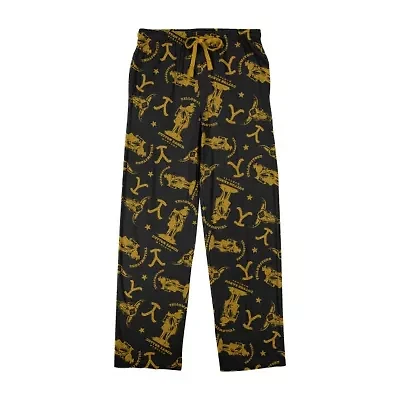 Yellowstone Mens Fleece 1 Pair Pajama Pants