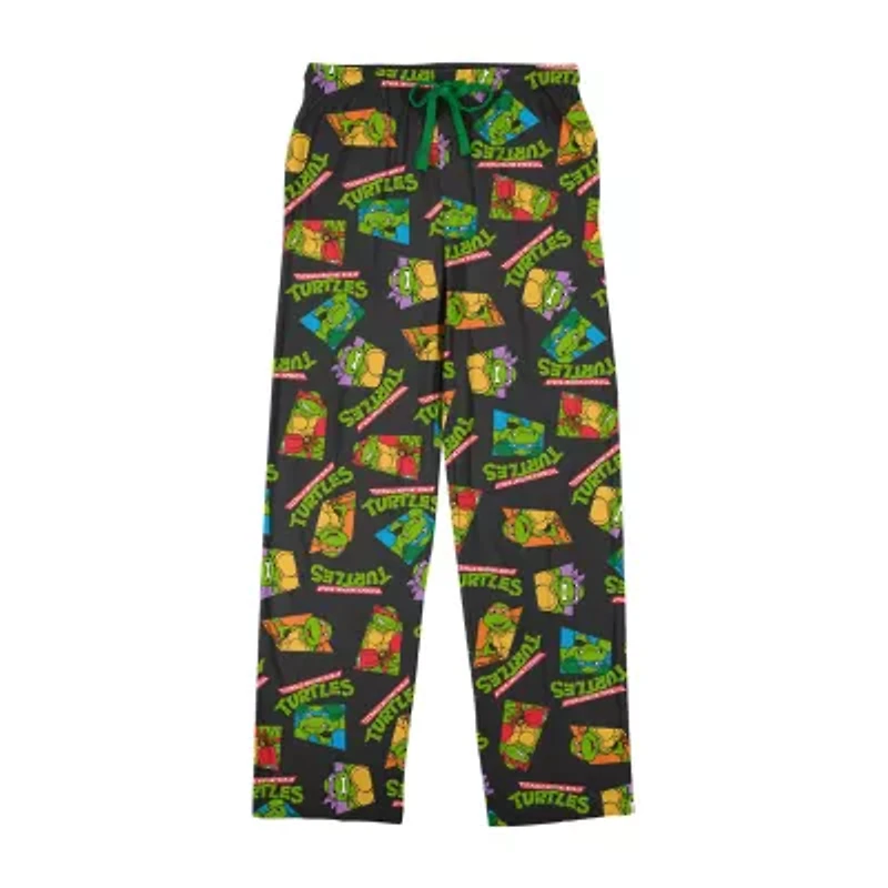Teenage Mutant Ninja Turtles Mens Fleece 1 Pair Pajama Pants