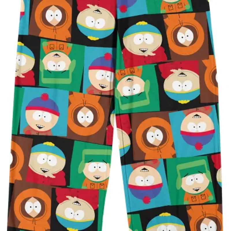 South Park Mens Fleece 1 Pair Pajama Pants
