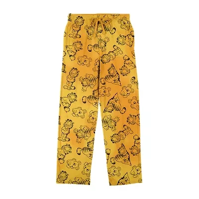 Garfield Mens Fleece 1 Pair Pajama Pants
