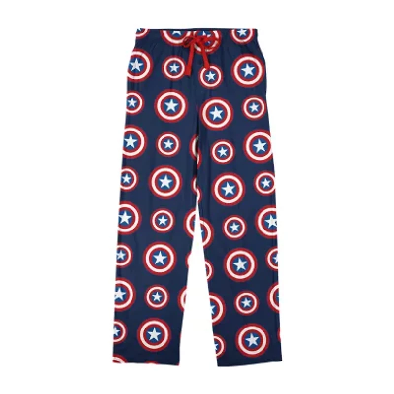 Marvel Captain America Mens 1 Pair Pajama Pants