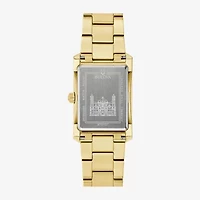 Bulova Our Lady Of Guadalupe / Nuestra Señora De Guadalupe Mens Diamond Accent Gold Tone Stainless Steel Bracelet Watch 97d137