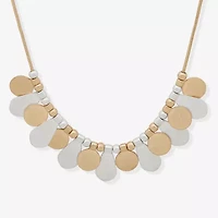 a.n.a Two Tone Womens 16 Inch Collar Necklace