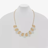 a.n.a Two Tone Womens 16 Inch Collar Necklace
