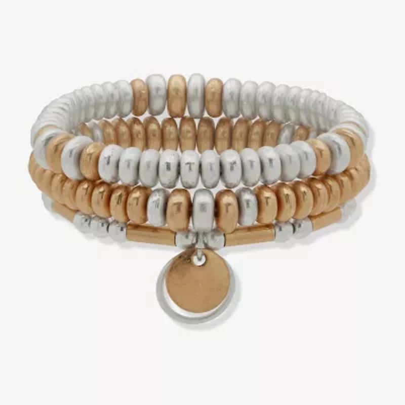 a.n.a Two Tone Womens 3-pc. Bracelet Set
