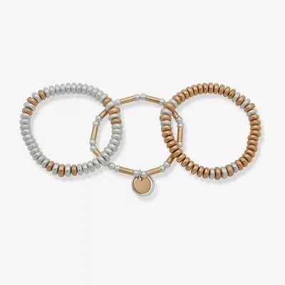 a.n.a Two Tone Womens 3-pc. Bracelet Set