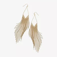 Bijoux Bar Gold Tone Womens Drop Earrings