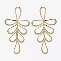 Bijoux Bar Gold Tone Womens Drop Earrings