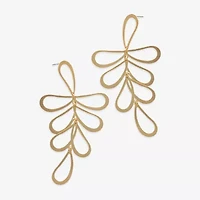 Bijoux Bar Gold Tone Womens Drop Earrings