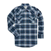 Ely Cattleman Unlined Mens Long Sleeve Classic Fit Flannel Shirt
