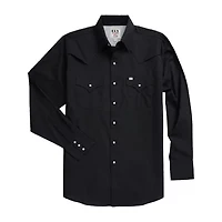 Ely Cattleman Outdoor Big and Tall Mens Long Sleeve Western Shirt