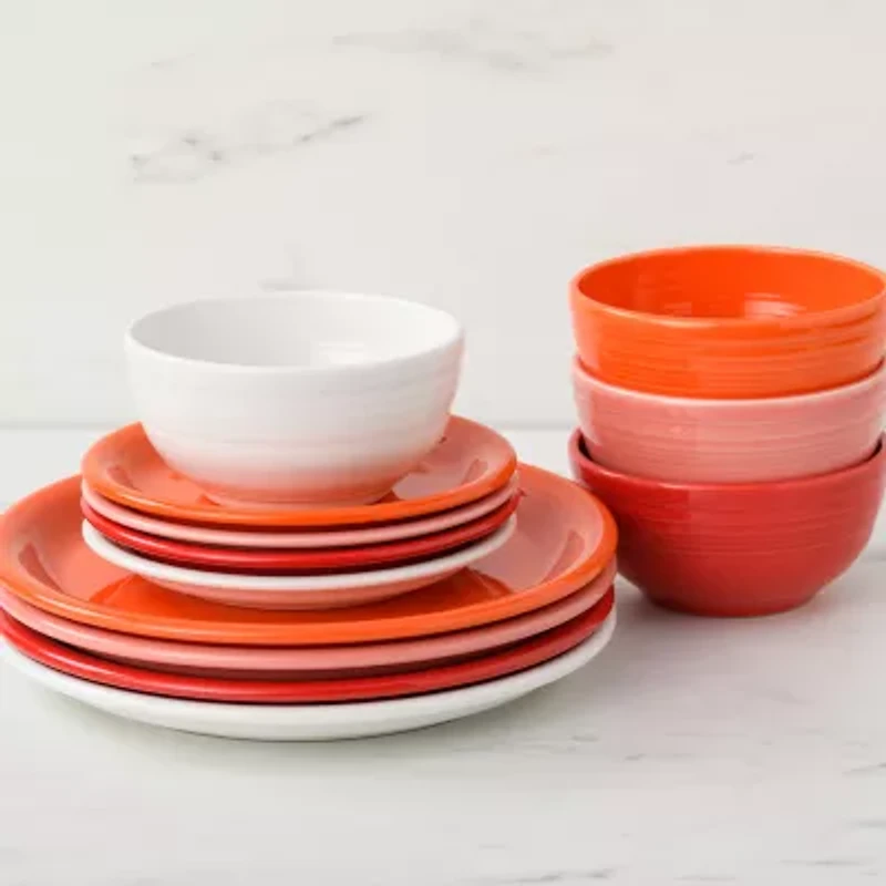 Fiesta Sunset Horizon Bistro Coupe 12-pc. Dinnerware Set