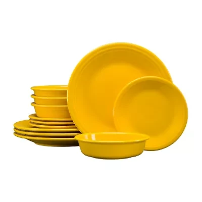 Fiesta Classic Rim 12-pc. Dinnerware Set
