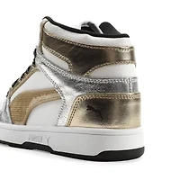 PUMA Rebound Layup Mixed Metals Big Kid Girls Basketball Shoes