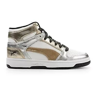 PUMA Rebound Layup Mixed Metals Big Kid Girls Basketball Shoes