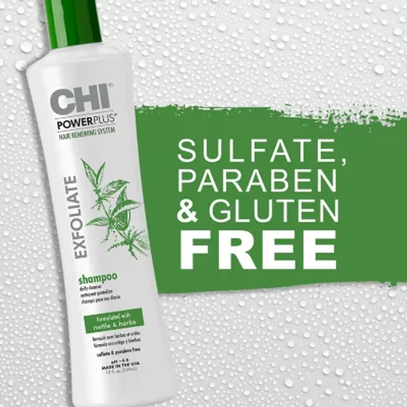 Chi Styling Powerplus Exfoliate Hair Loss Treatment Shampoo-12 oz.