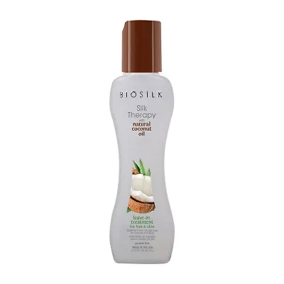 BioSilk Organic Coconut Oil Lv In Hair Treatment 2.6 oz.