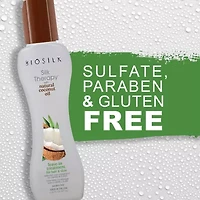 BioSilk Organic Coconut Oil Lv In Hair Treatment 2.6 oz.