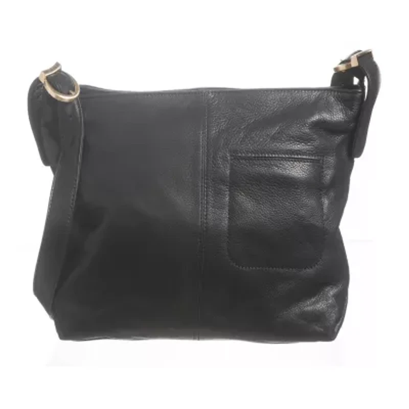 Stone Mountain Montauk Leather Classic Hobo Bag