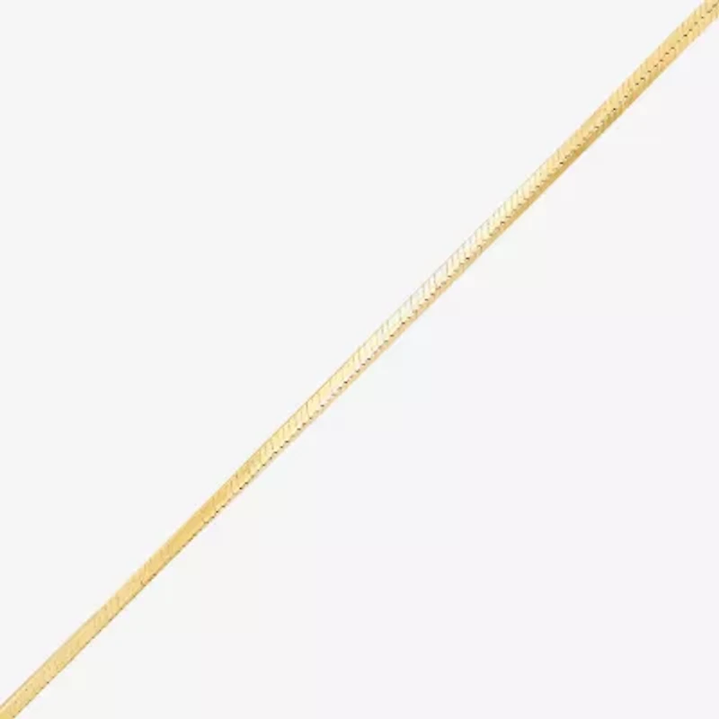 Made in Italy Womens 24K Gold Over Silver 16 Inch Snake Chain Necklace