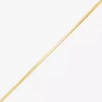 Made in Italy Womens 24K Gold Over Silver 20 Inch Snake Chain Necklace