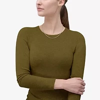 Made in Italy Womens 24K Gold Over Silver 18 Inch Chain Necklace