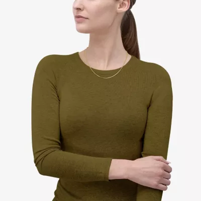 Made in Italy Womens 18 Inch Box Chain Necklace