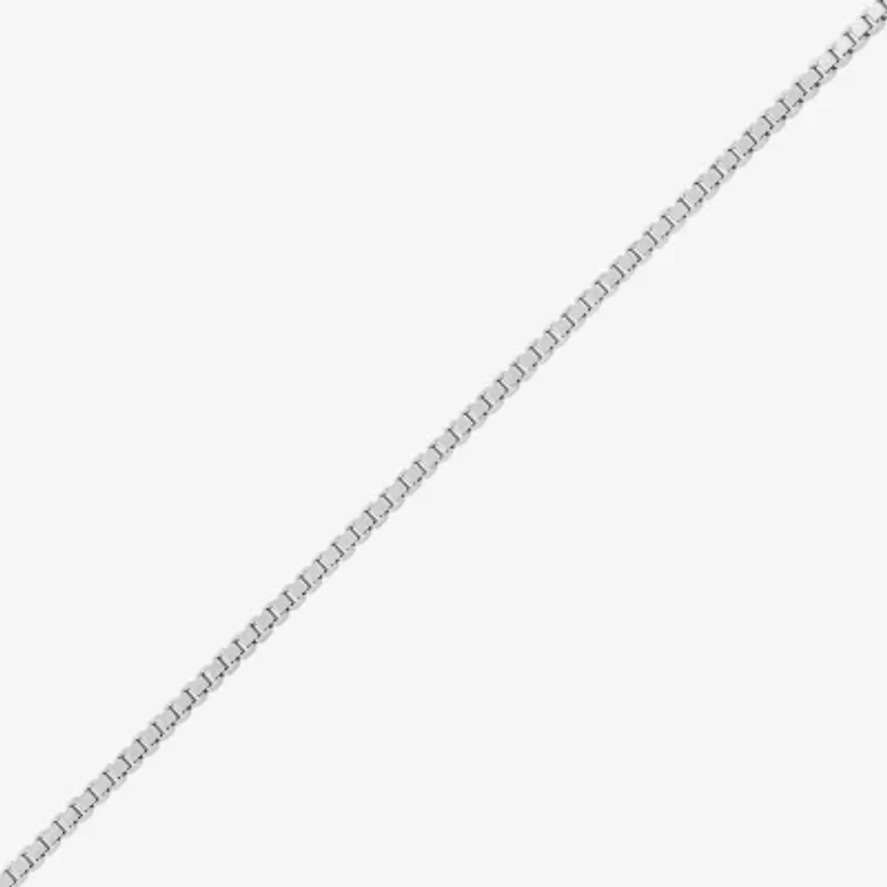 Limited Quantities! Womens 14K White Gold 18 Inch Box Chain Necklace