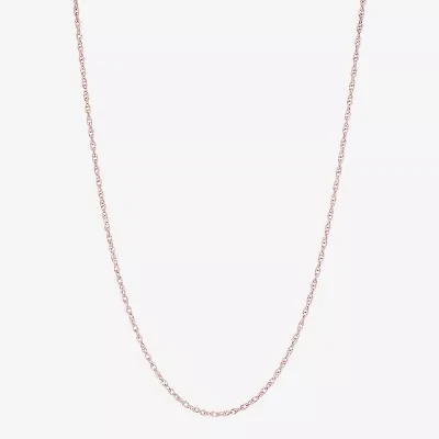 Limited Quantities! Womens 10K Rose Gold 18 Inch Rope Chain Necklace