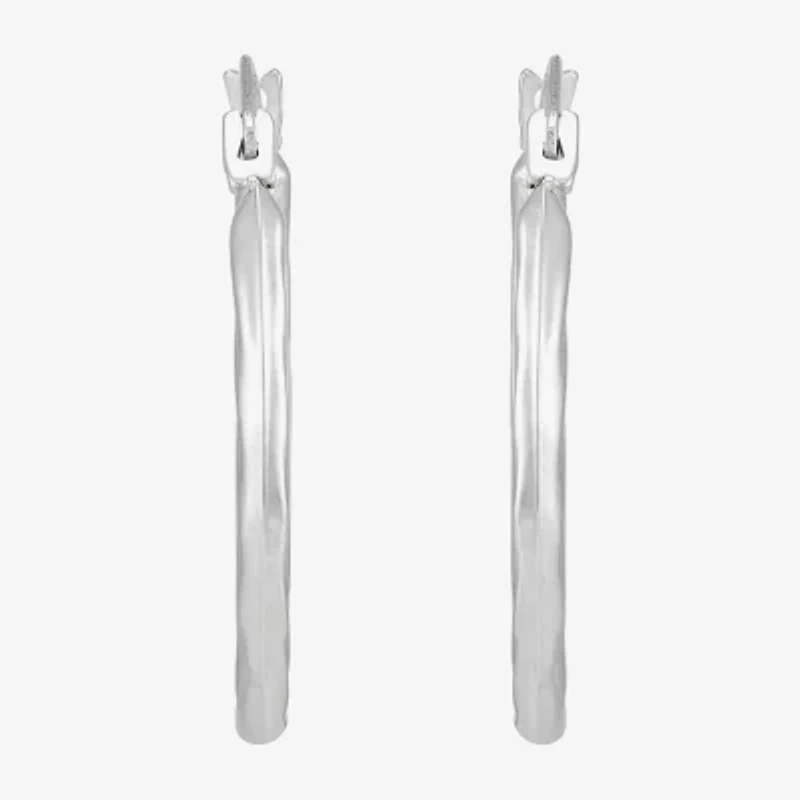 Limited Quantities! Womens White Cubic Zirconia 14K White Gold 2-pc. Earring Set