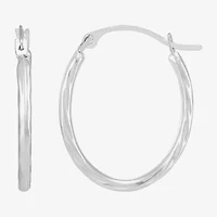 Limited Quantities! Womens White Cubic Zirconia 14K White Gold 2-pc. Earring Set