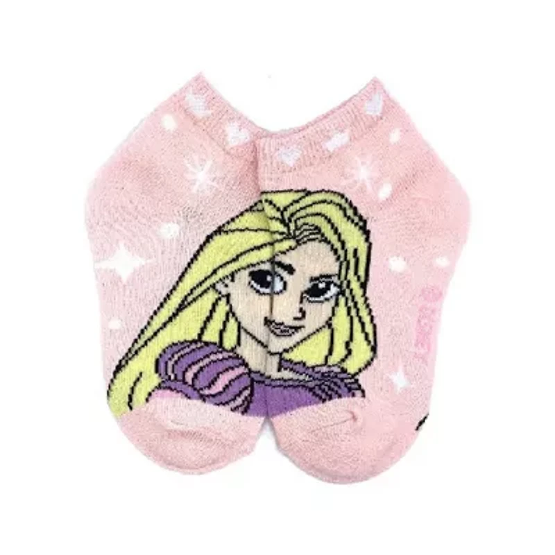 Toddler Girls Multi-Pack 6 Pair Princess Quarter Ankle Socks