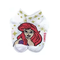 Toddler Girls Multi-Pack 6 Pair Princess Quarter Ankle Socks