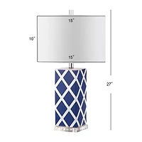 Safavieh Garden Lattice 27 In High Set Of 2 2-pc. Lamp Set