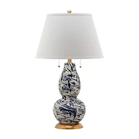 Safavieh Color Swirl Glass Table Lamp