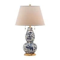 Safavieh Color Swirl Glass Table Lamp