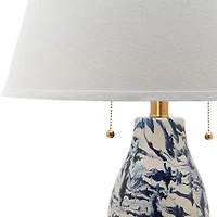 Safavieh Color Swirl Glass Table Lamp