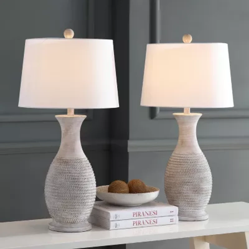 Safavieh Bentlee 30 In High Set Of 2 2-pc. Lamp Set