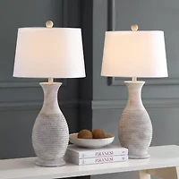 Safavieh Bentlee 30 In High Set Of 2 2-pc. Lamp Set