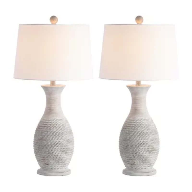 Safavieh Bentlee 30 In High Set Of 2 2-pc. Lamp Set