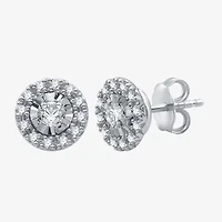 Ever Star (G / Si2-Si3) Womens 1 CT. T.W. Lab Grown White Diamond 10K White Gold Round 2-pc. Jewelry Set