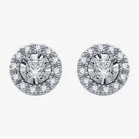 Ever Star (G / Si2-Si3) Womens 1 CT. T.W. Lab Grown White Diamond 10K White Gold Round 2-pc. Jewelry Set