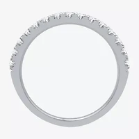 Signature By Modern Bride (H-I / I1) Womens 2 1/4 CT. T.W. Lab Grown White Diamond 10K Gold Pear Side Stone Halo Bridal Set