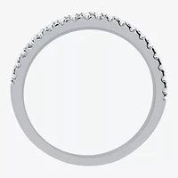 Signature By Modern Bride Womens 2 1/4 CT. T.W. Natural Diamond 14K White Gold Cushion Side Stone Halo Bridal Set