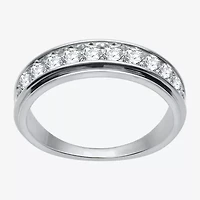 (H-I / I1) 1 CT. T.W. Lab Grown White Diamond 10K Gold Wedding Band