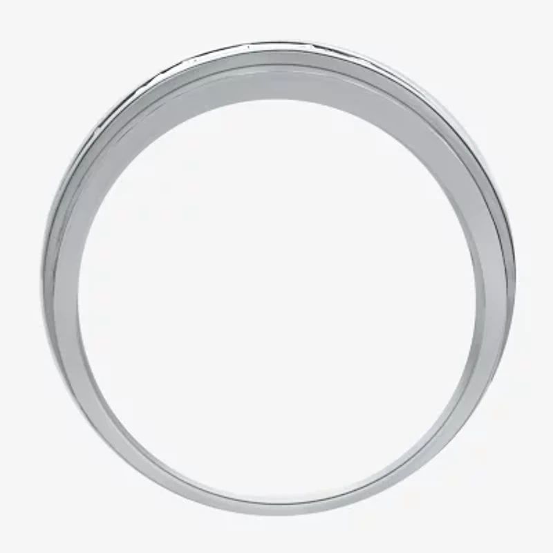 (H-I / I1) 1 CT. T.W. Lab Grown White Diamond 10K Gold Wedding Band