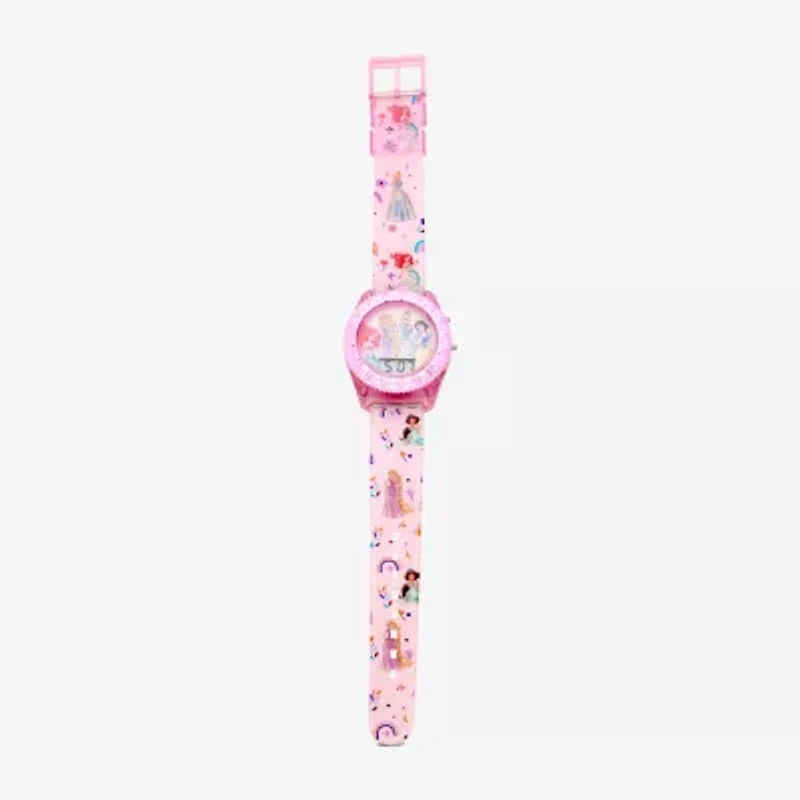 Disney Princess Girls Digital Multicolor 3-pc. Watch Boxed Set Pn40076jc