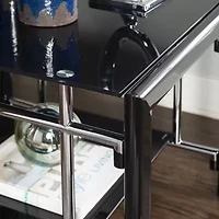 Lambert Living Room Collection 2-pc. Glass End Table