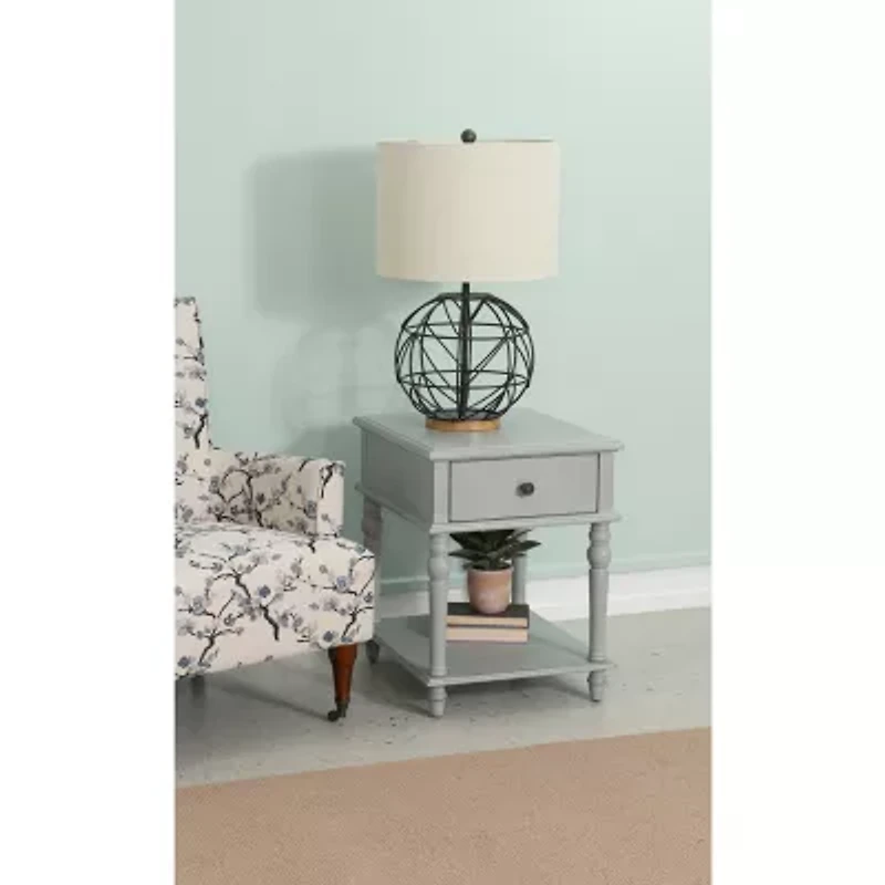 Percy Living Room Collection 1-Drawer End Table