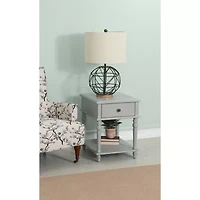 Percy Living Room Collection 1-Drawer End Table